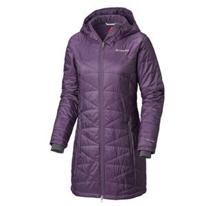 Long Columbia puffer jacket